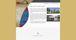 Desktop Screenshot of morton-construction.net