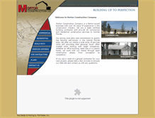 Tablet Screenshot of morton-construction.net